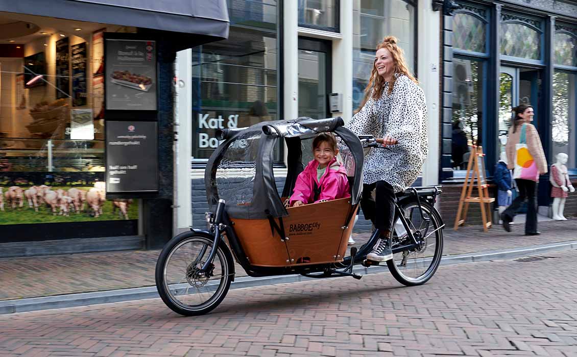 Manoeuvrable cargo bike