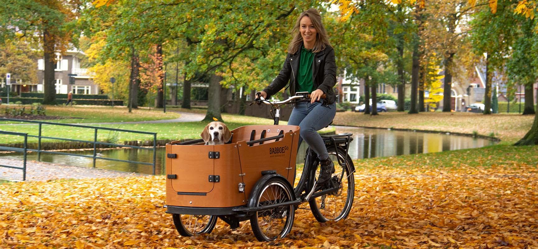 My electric dog cargo bike and i