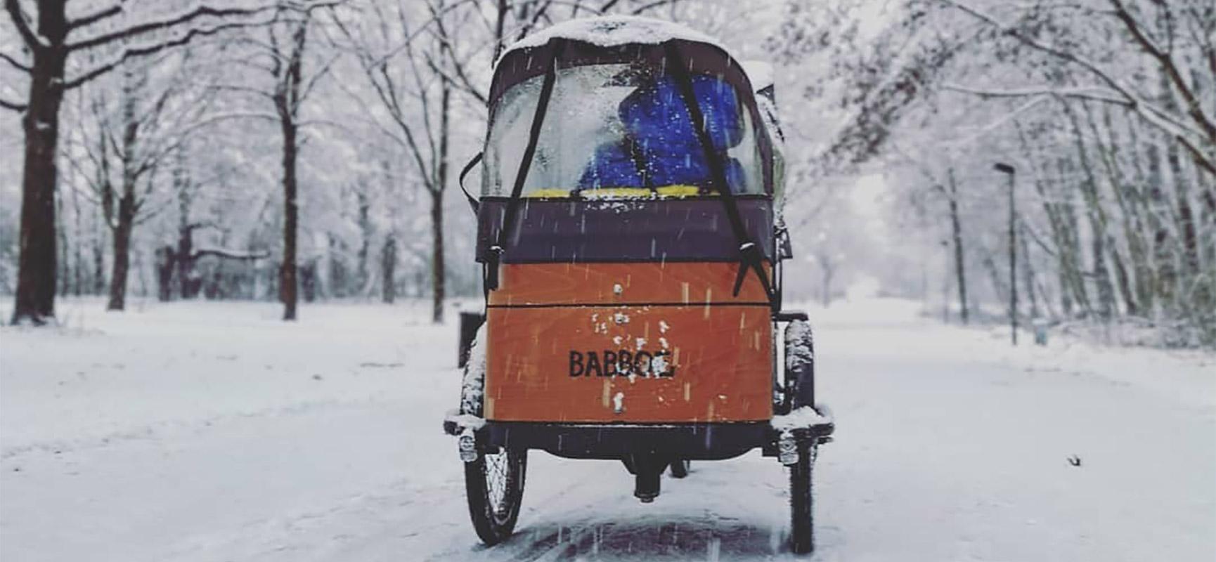 Cargo biking in the winter