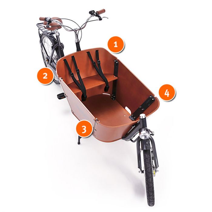 Babboe T-profile steering side right 