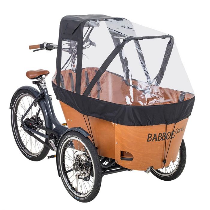 Babboe rain tent black for the Carve and Flow - Babboe