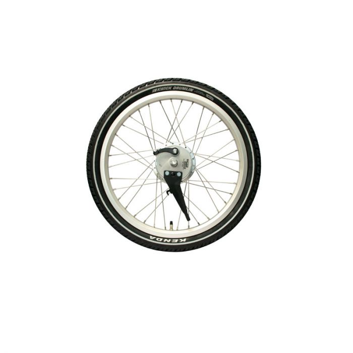 Sturmy Archer front wheel silver Babboe