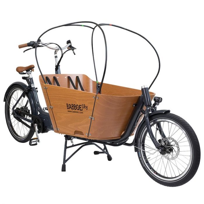 the City cargo bike rain set now | Babboe