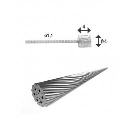 Babboe gear inner cable (per piece)