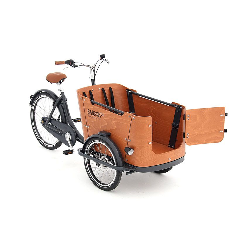 The Babboe Go Cargo Bike with door for Kids Dogs Babboe