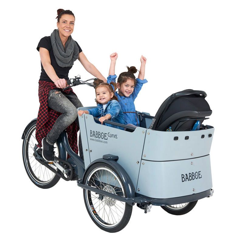 Babboe Curve Mountain Cargo Bike Safe and Fast on road Babboe