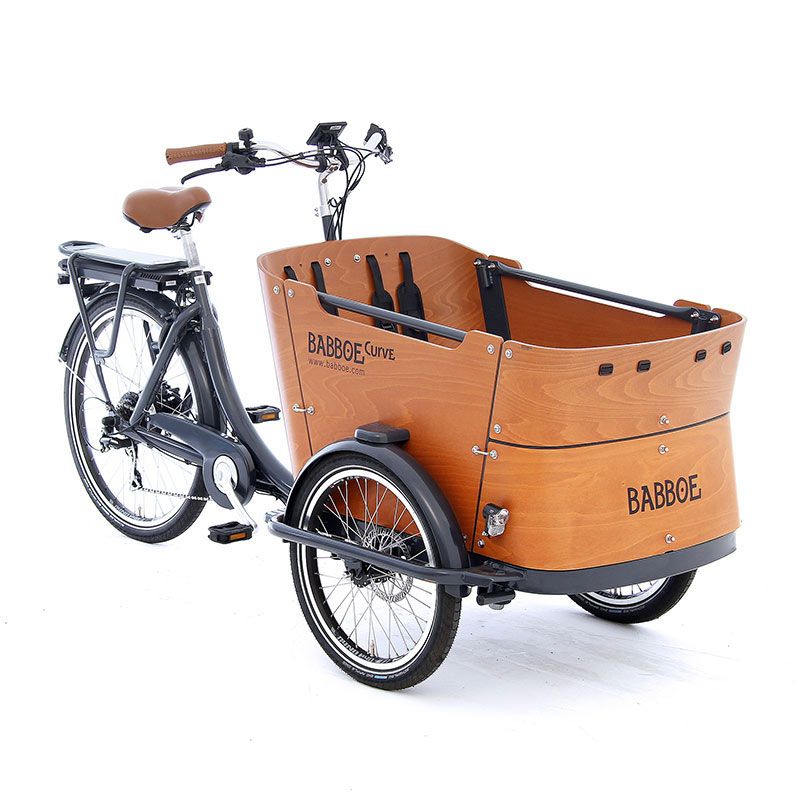 Electric Babboe Curve E Cargo Bike for 1 4 Children Babboe