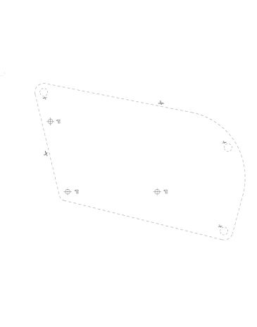 Babboe drilling template second bench
