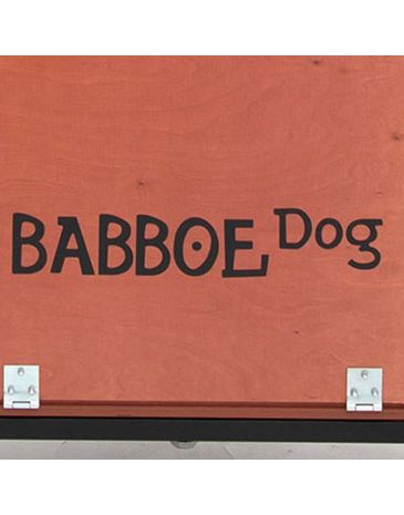 Babboe sticker Babboe Dog black front panel