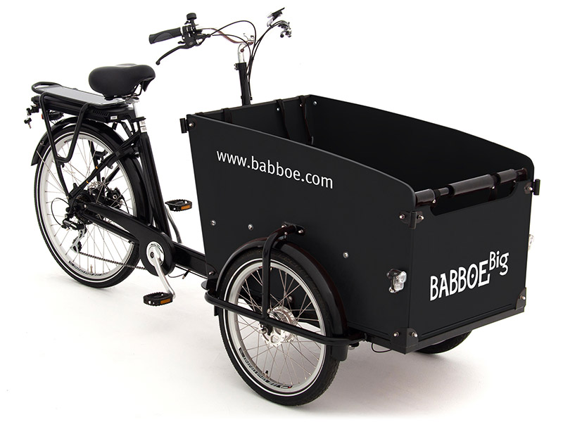 Qiewie Cargo bike housse Superior - convient au Babboe Big | Noir